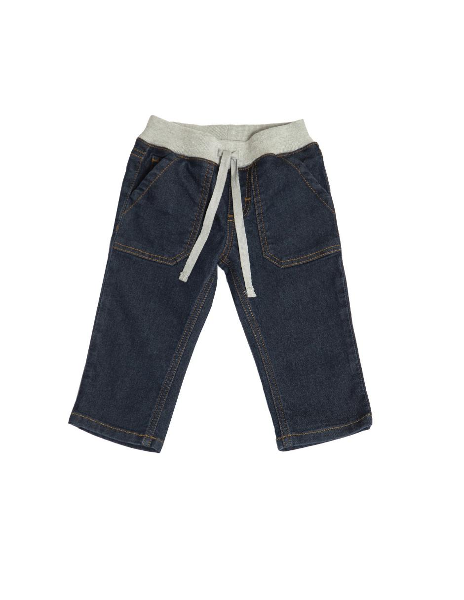 Jeans straight deslavado para niño