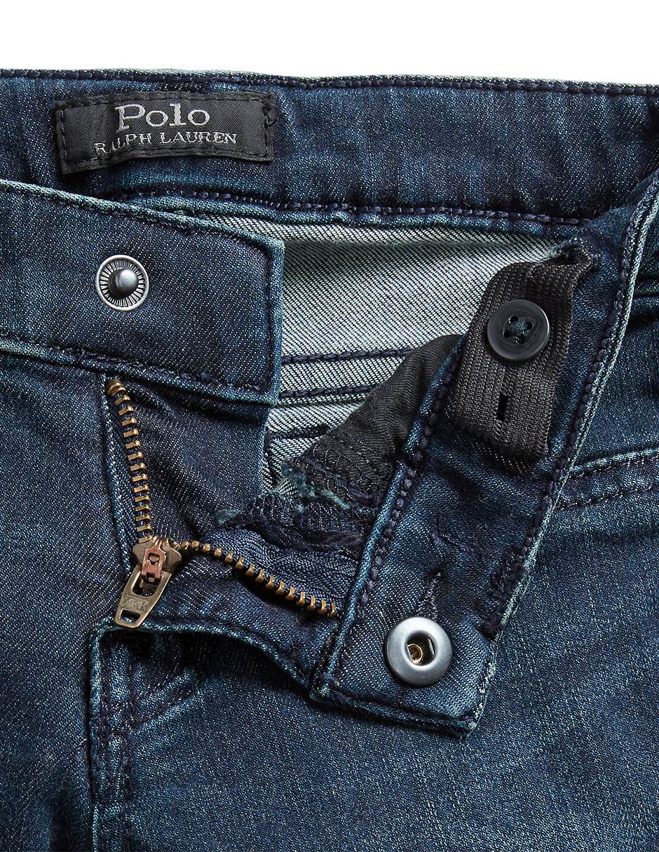 Jeans skinny deslavado para niño 3