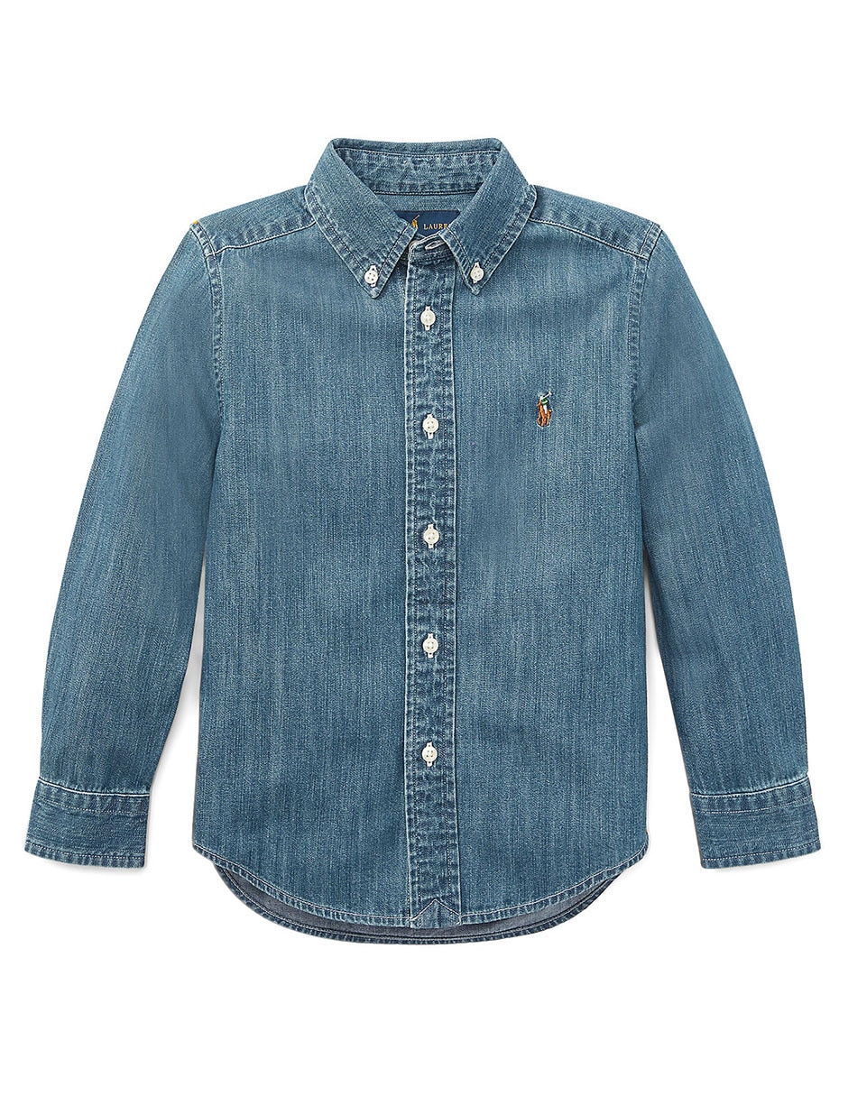 Mezclilla Camisas Polo Ralph Lauren Liverpool Camisa Casual Polo