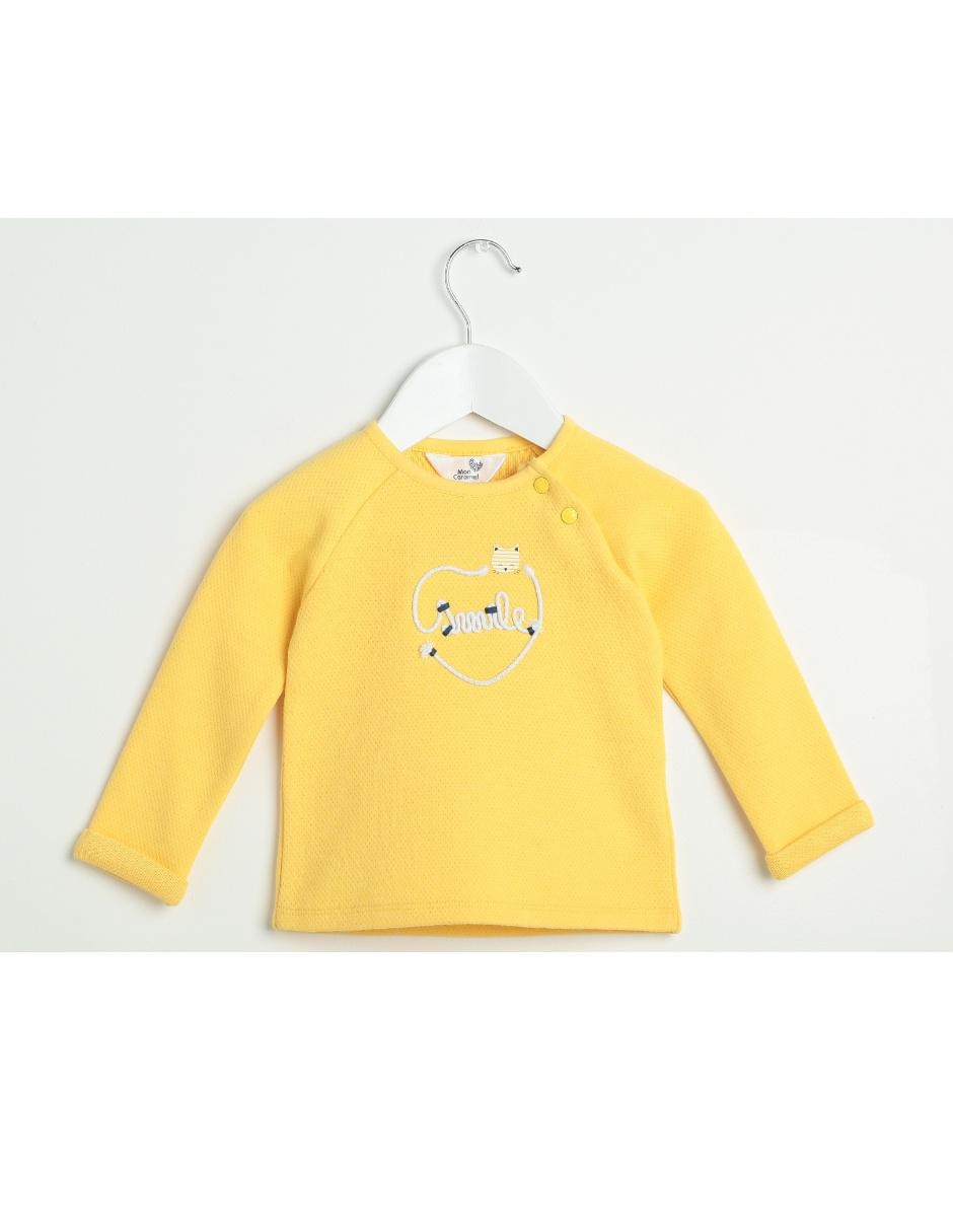 Sudadera lisa Mon caramel algodón para bebé en Liverpool