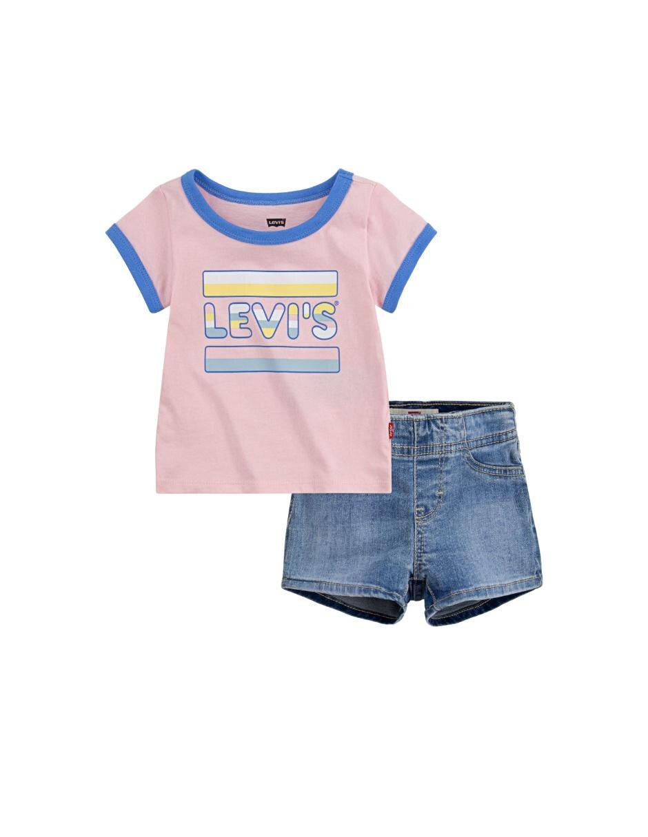 CONJUNTO BEBE LEVI´S Color ROJO Talla 24M