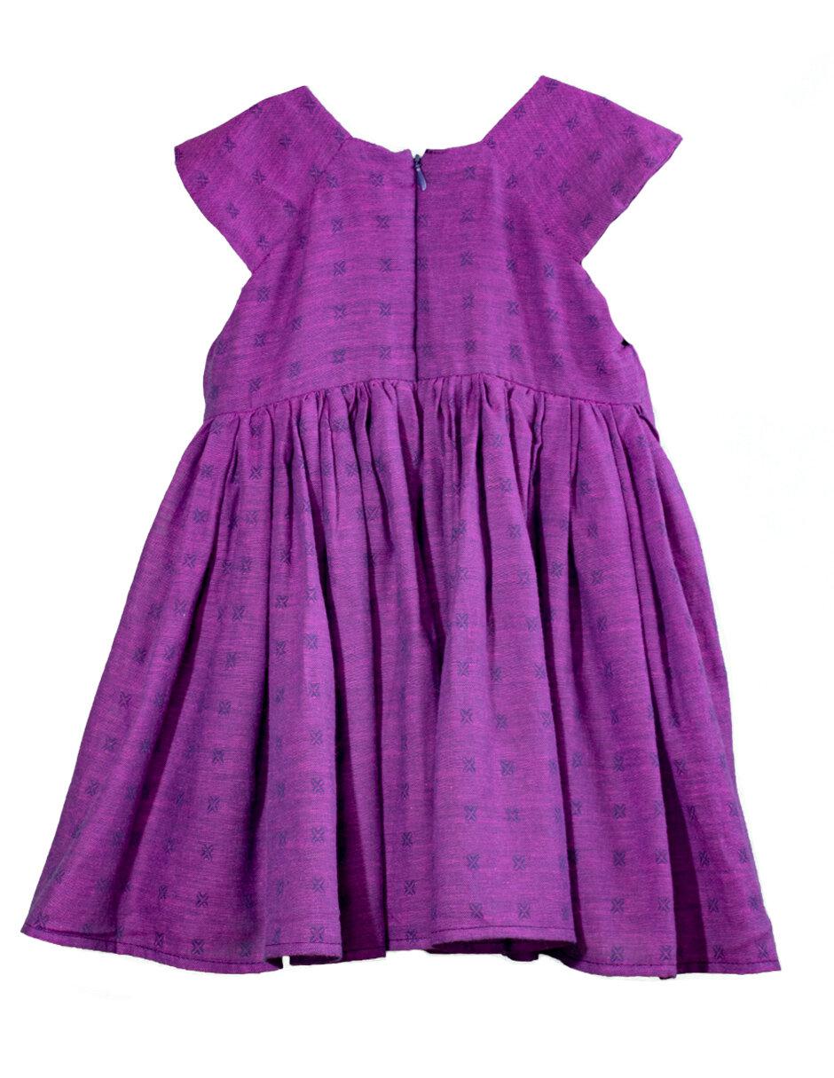 Vestido Carana manga ranglán con cierre para bebé