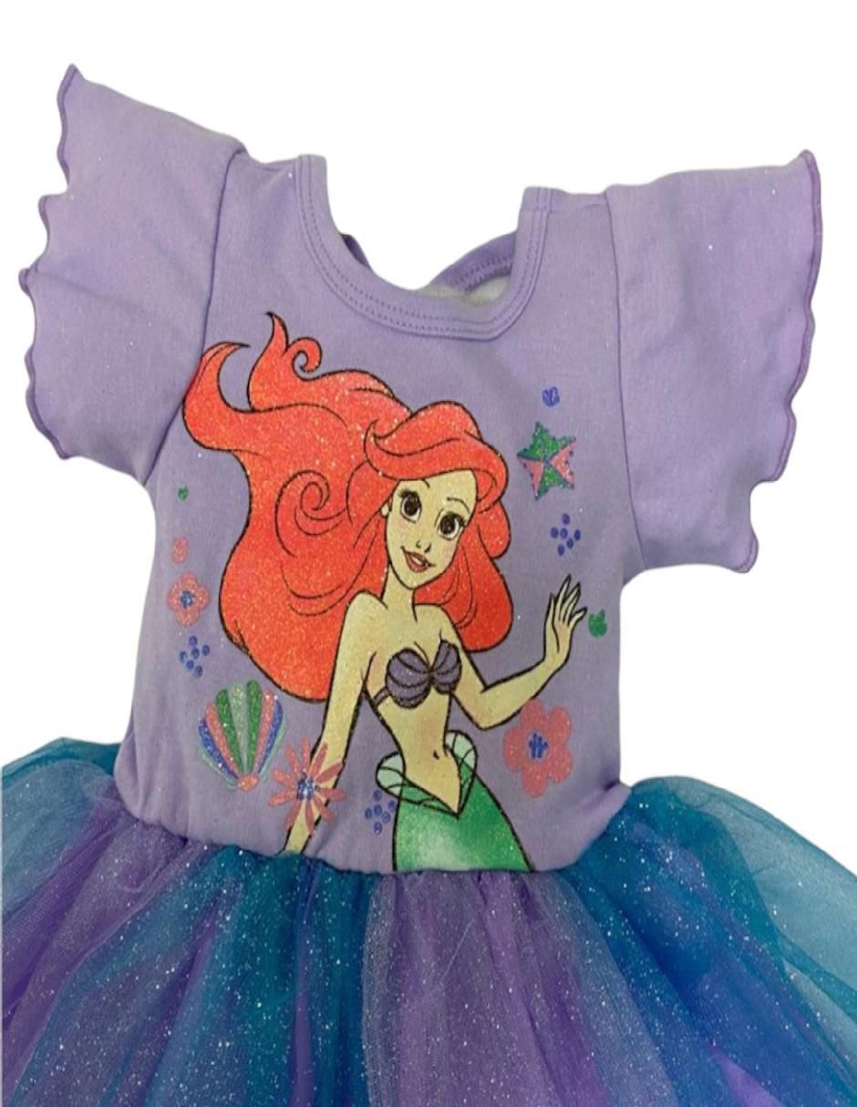 Vestido manga regular para niña