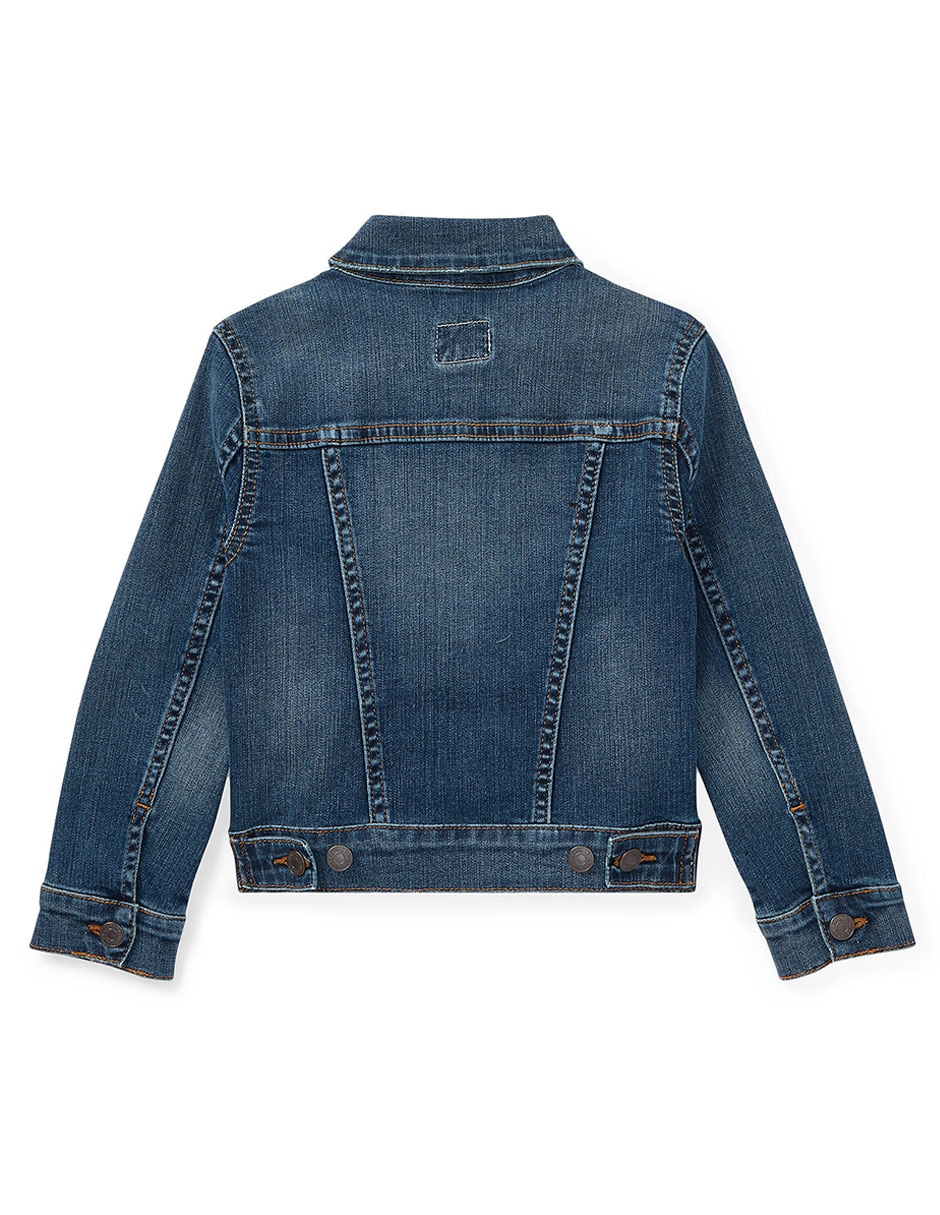 Chamarra Polo Ralph Lauren de mezclilla para niña Liverpool