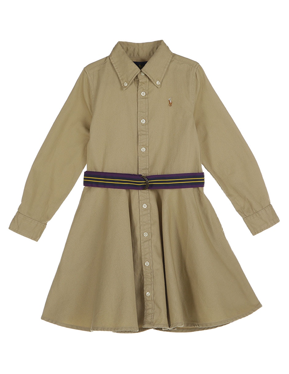 Vestido manga con puño para niña Vestido manga con puño para niña