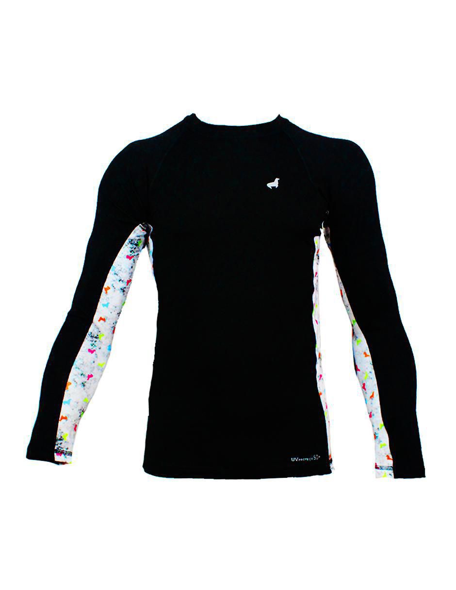 Rashguard estampado logo para niña 3