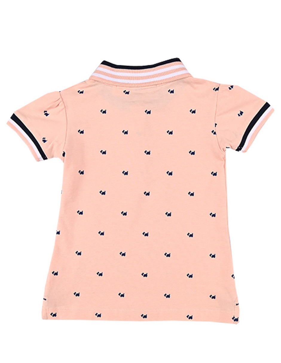 Playera tipo polo de algodón para bebé niño 2
