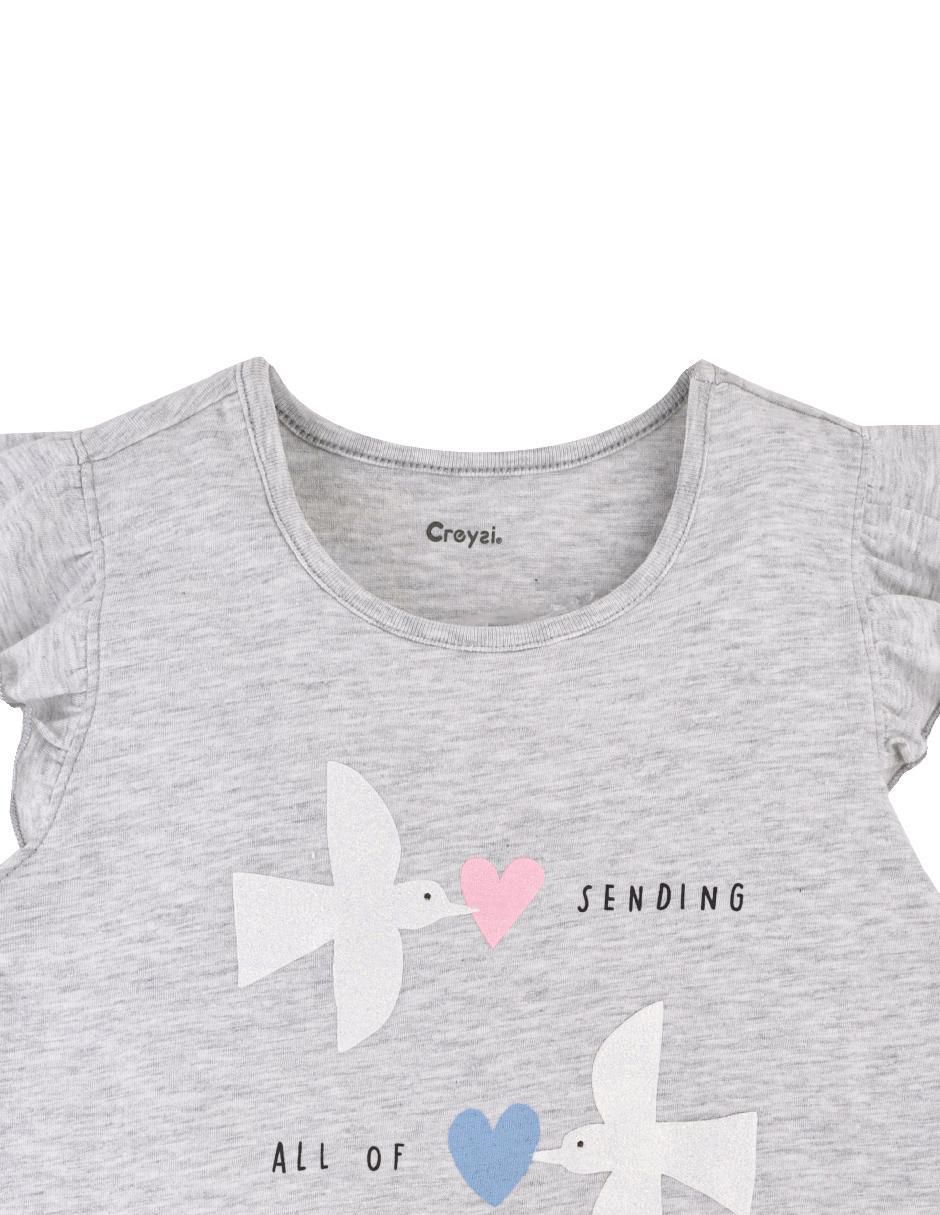 Playera manga corta para bebé niña 2