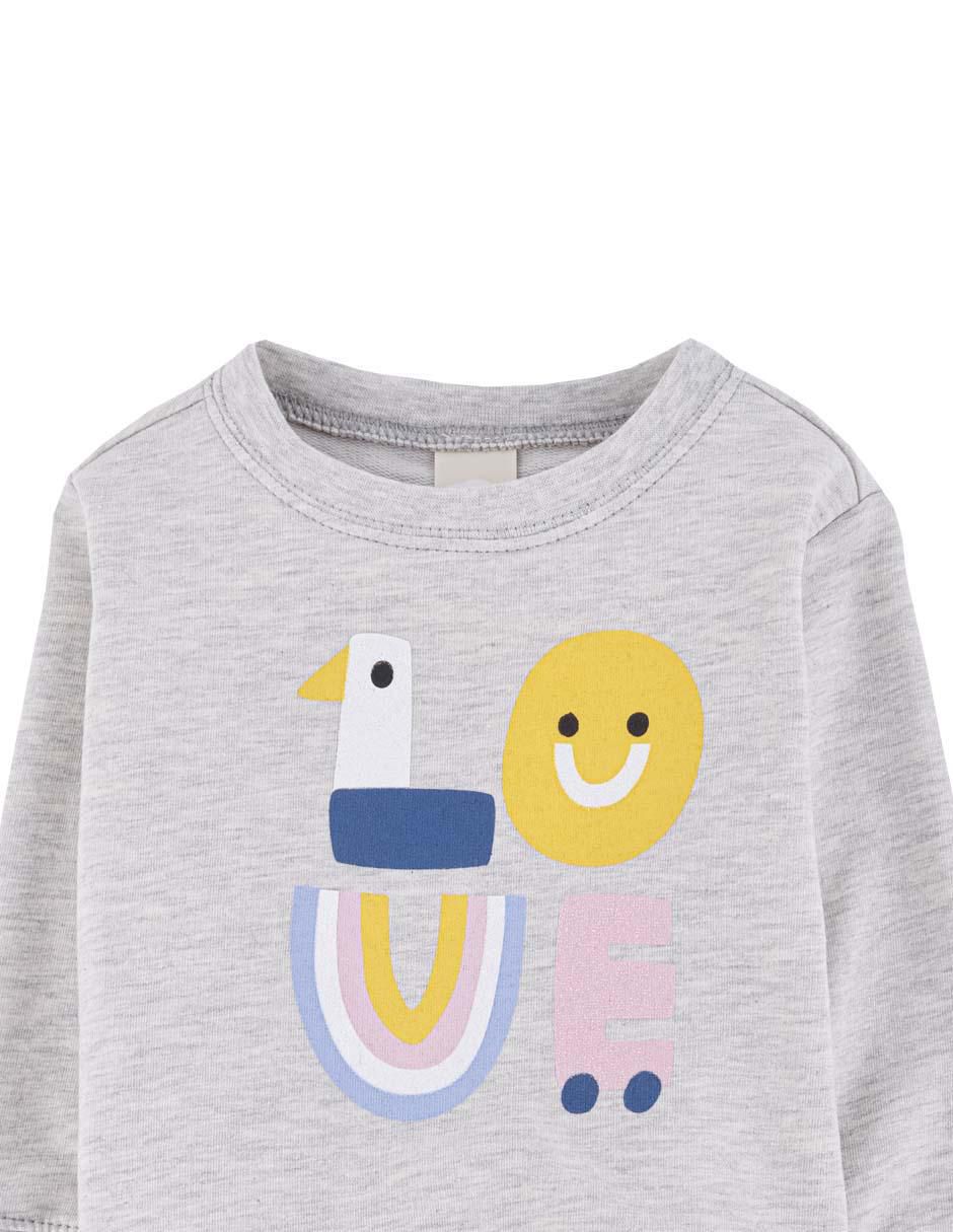 Playera manga larga para bebé niña 2