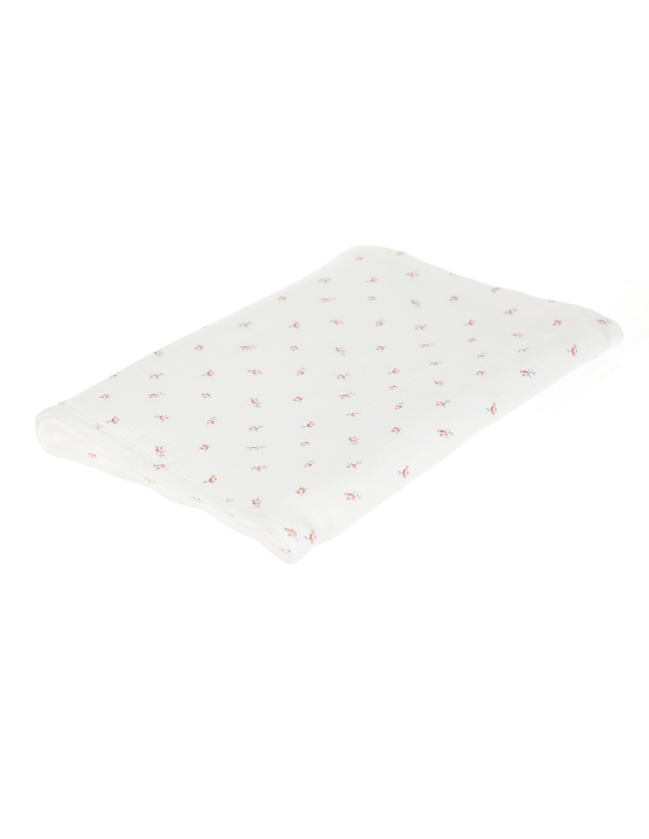 Cobertor estampado floral 1