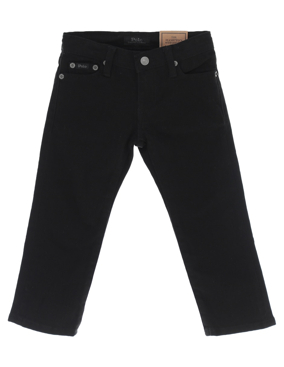 Jeans straight Ralph Lauren lavado obscuro para niño