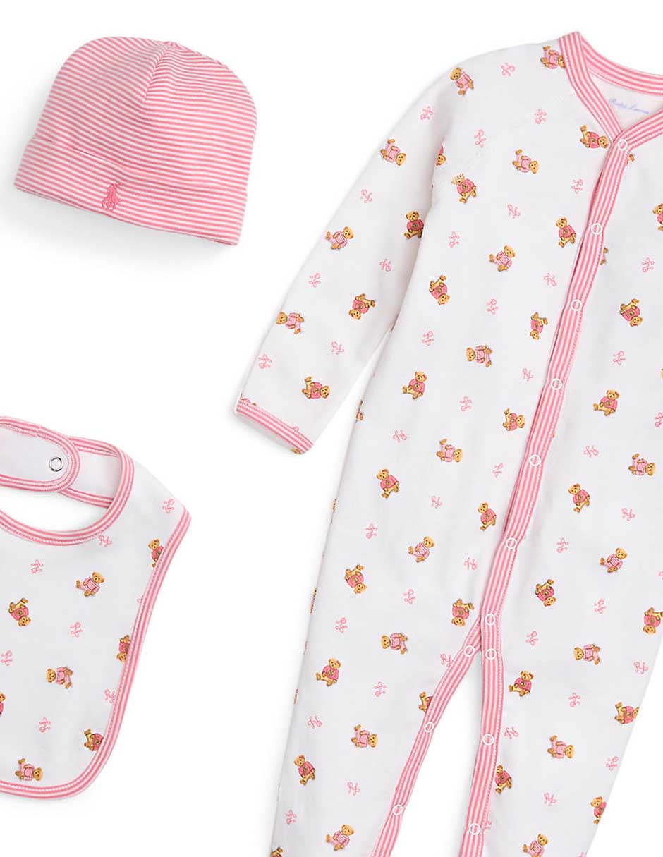 Set bebé Ralph Lauren para niña 3