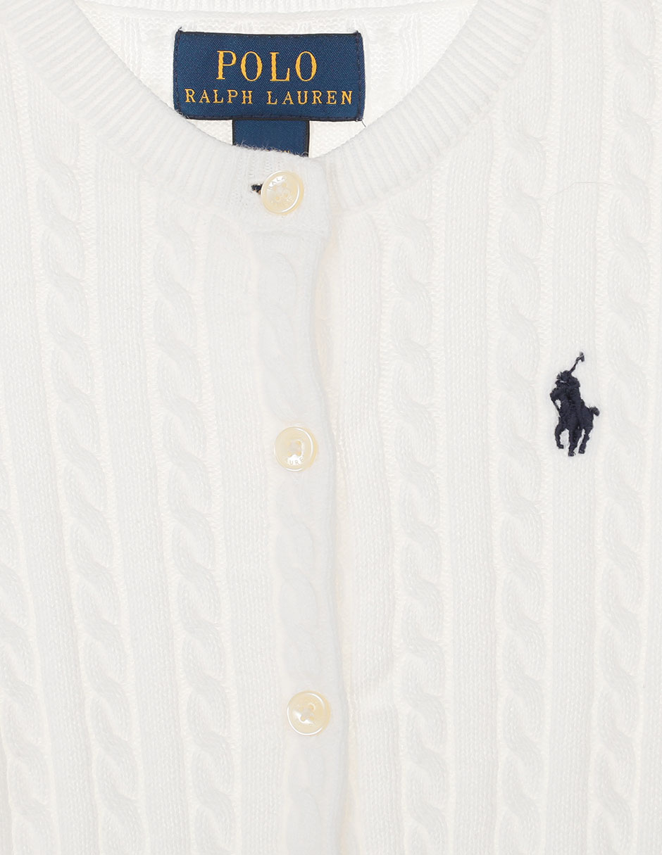 Suéter trenzado Polo Ralph Lauren para bebé niña 3