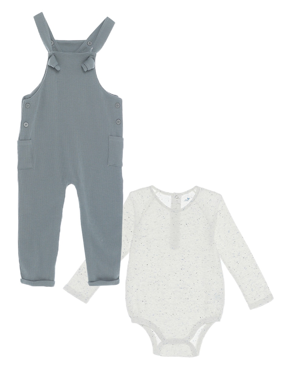 Conjunto overol de algodón para bebé niño 1
