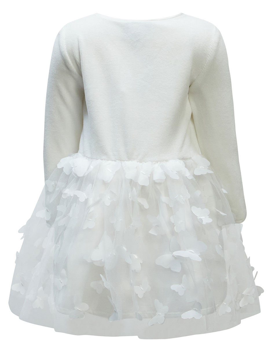 Vestido manga regular para bebé niña 2