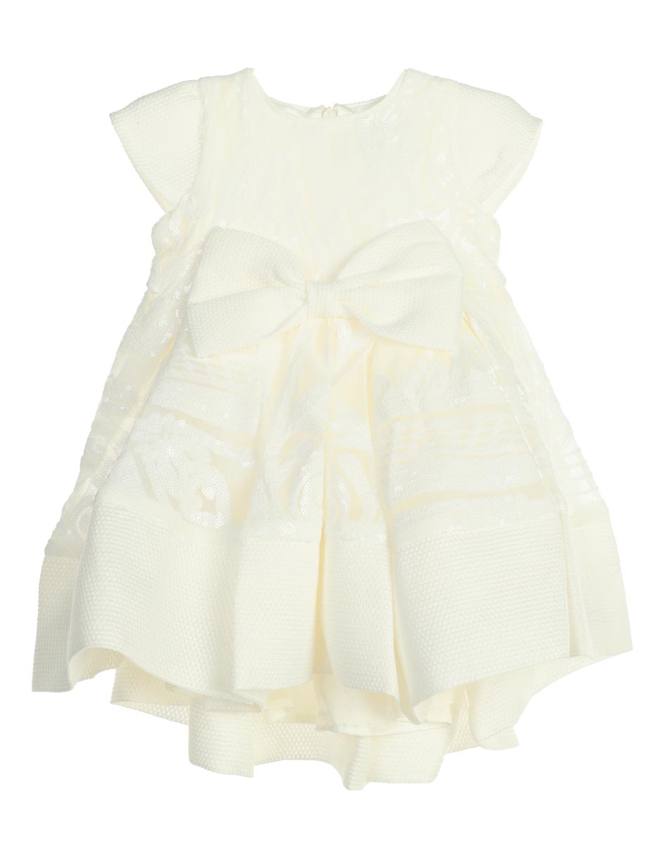 Bebé Niña Vestidos De Bebe Liverpool Vestido Bardot Junior Manga