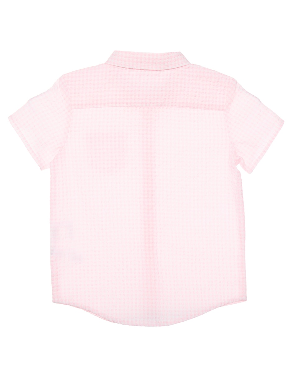 Camisa casual de algodón manga corta para bebé niño 2