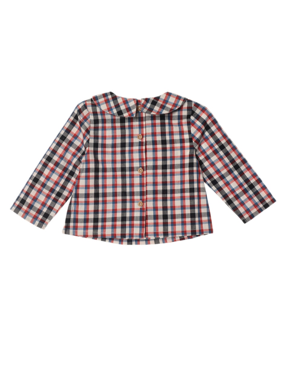 Camisa de algodón manga larga para bebé niño 2