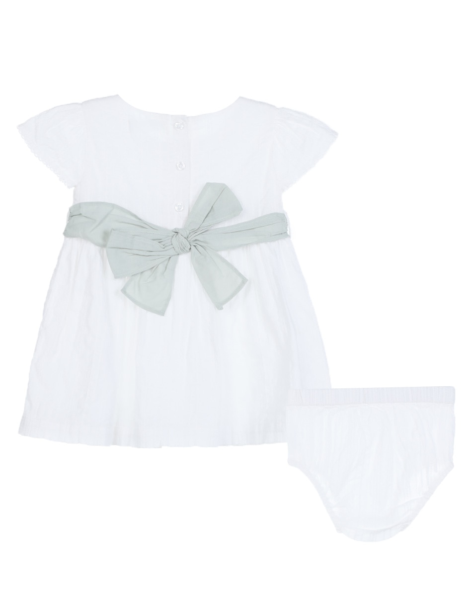 Vestido manga cap para bebé niña 2