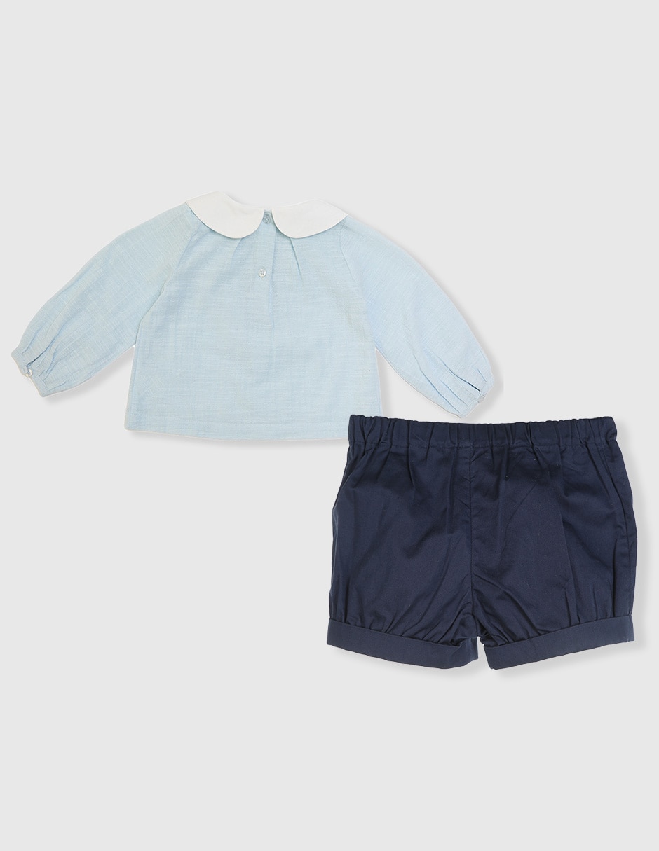 Conjunto de algodón para bebé niña 2