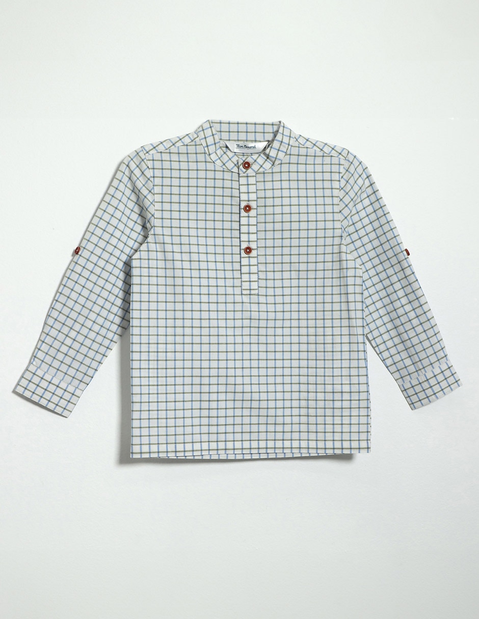 Camisa casual de algodón para niño