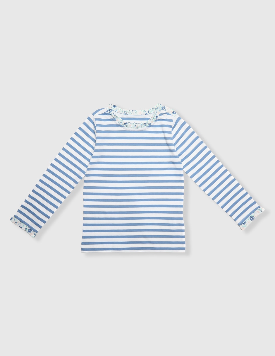 Playera manga larga para bebé niña Playera manga larga para bebé niña