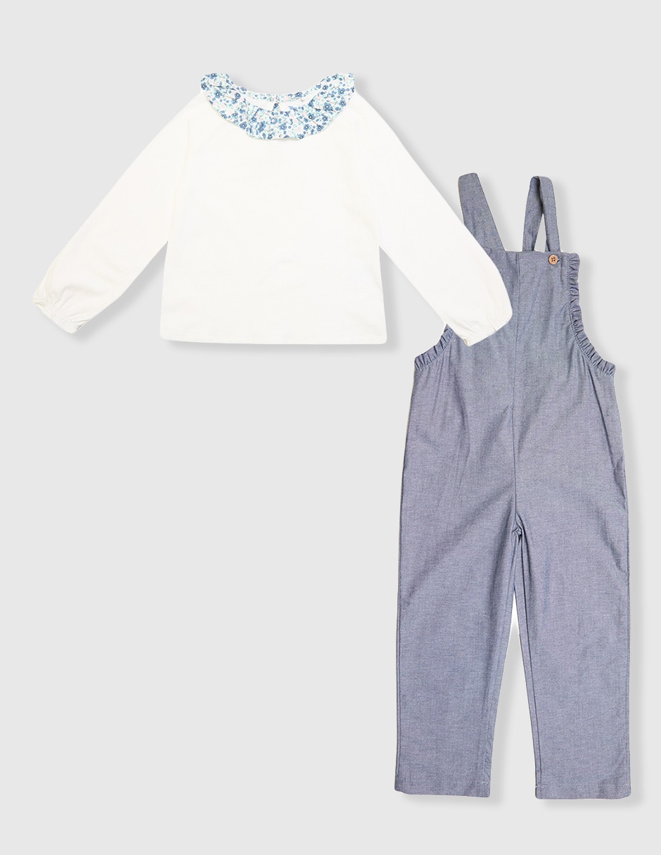 Conjunto de algodón para bebé niña Conjunto de algodón para bebé niña