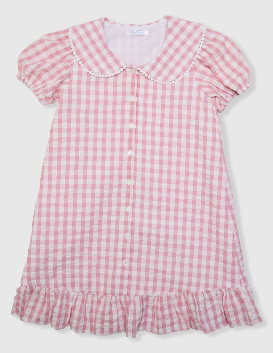 Vestido manga globo para niña Vestido manga globo para niña