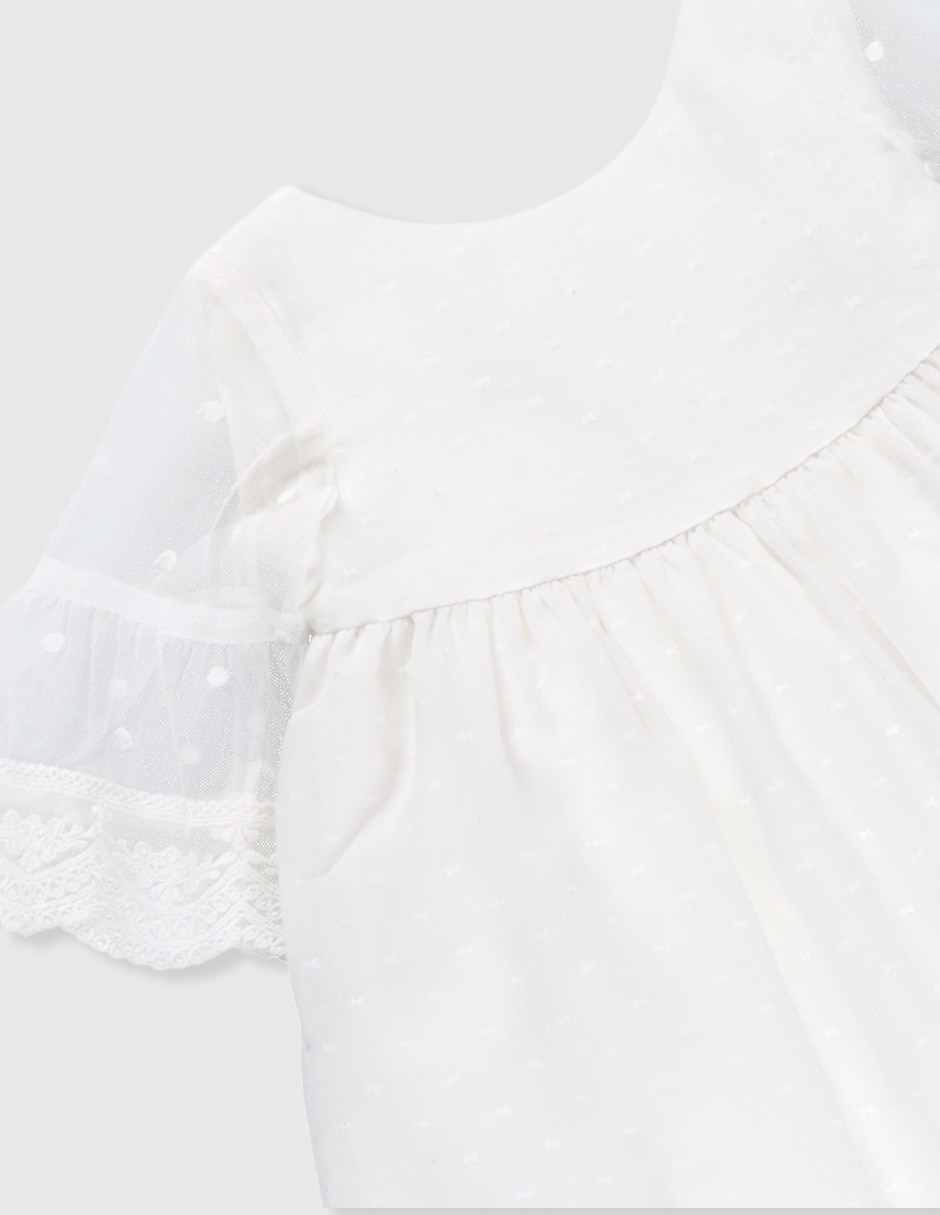 Vestido La Ormiga manga 3/4 para bebé niña 3