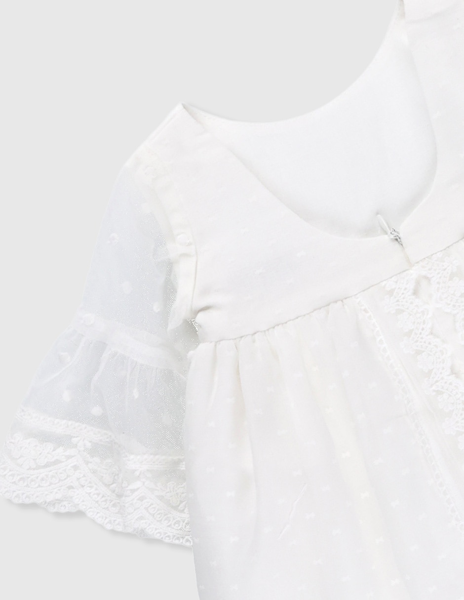 Vestido La Ormiga manga 3/4 para bebé niña 4