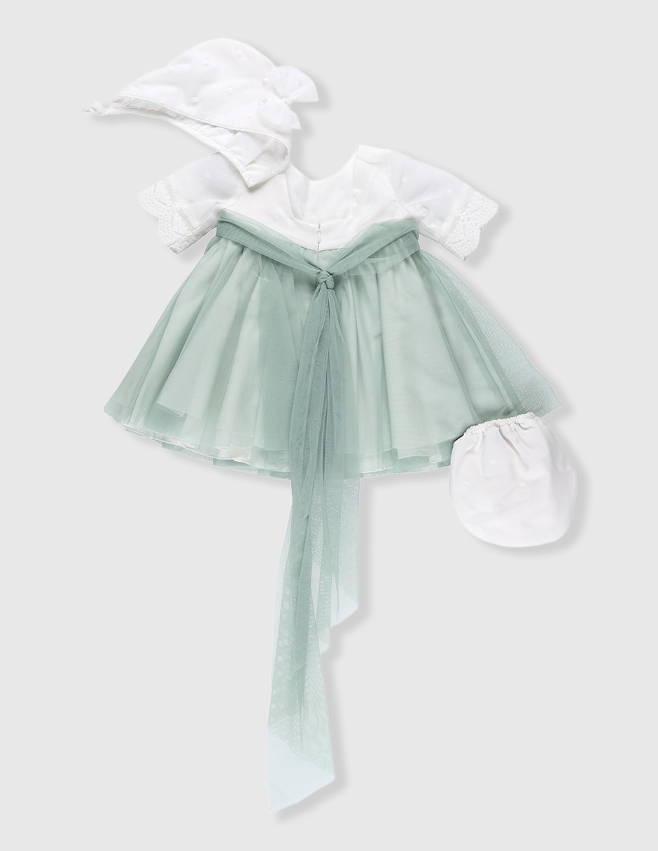 Conjunto vestido manga regular para bebé niña 2