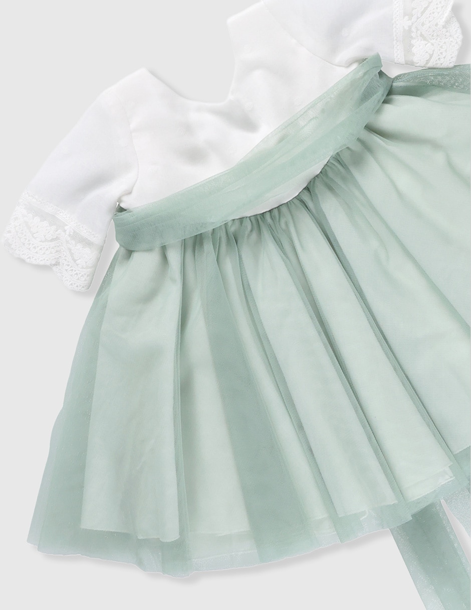 Conjunto vestido manga regular para bebé niña 3
