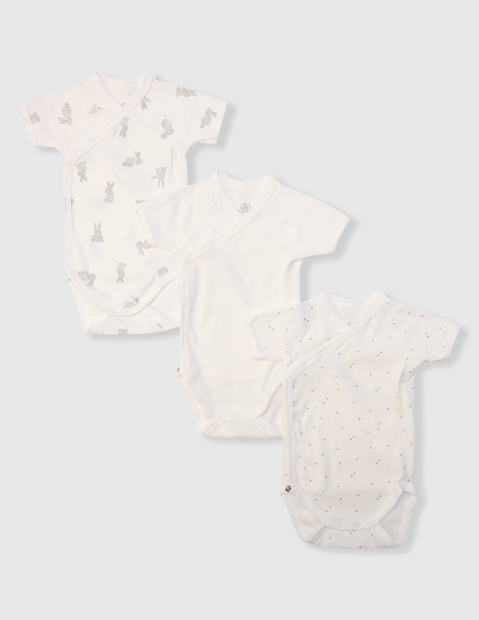 Set body Petit Bateau de algodón Babies 