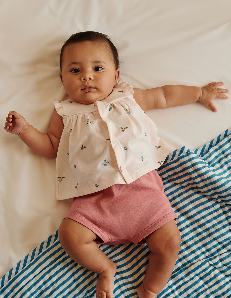 Conjunto de algodón para niña 5