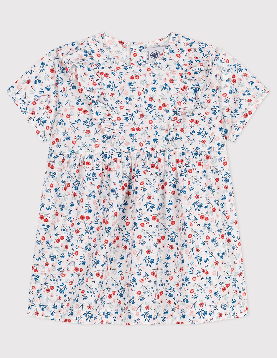 Vestido manga regular para bebé niña