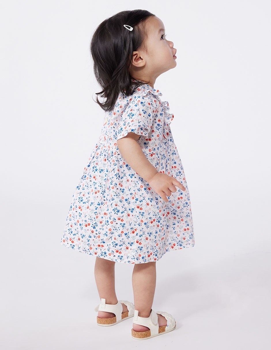 Vestido manga regular para bebé niña 4
