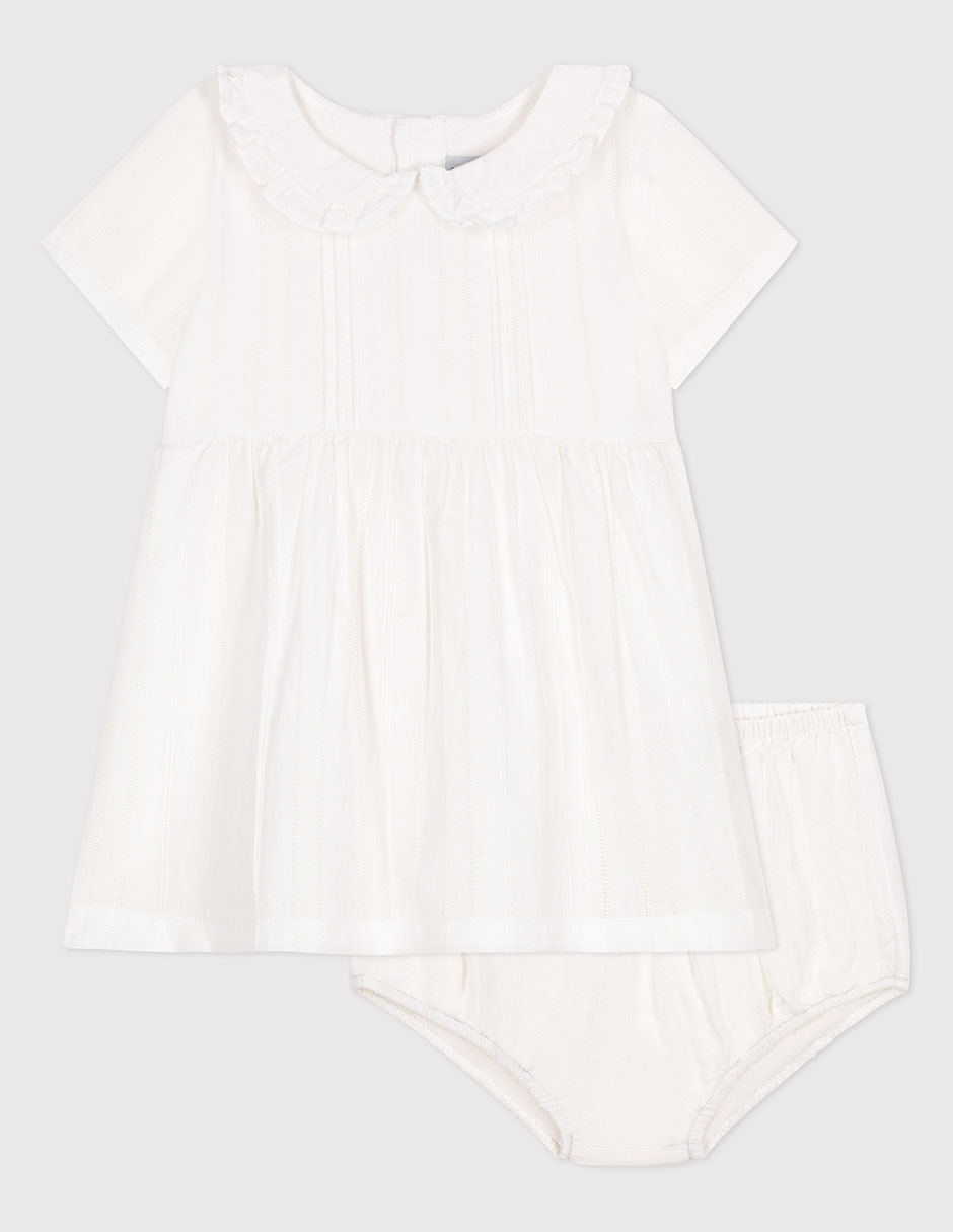Vestido con calzón manga regular para bebé niña Vestido con calzón manga regular para bebé niña