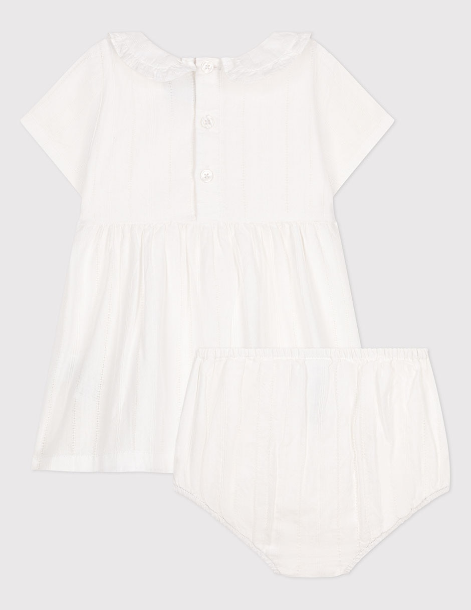 Vestido con calzón manga regular para bebé niña 2