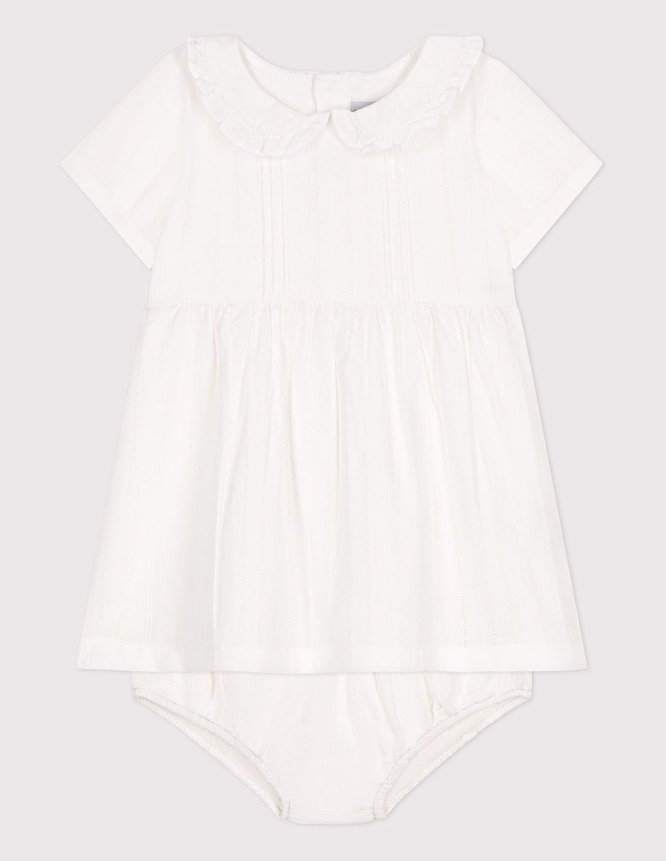 Vestido con calzón manga regular para bebé niña 3