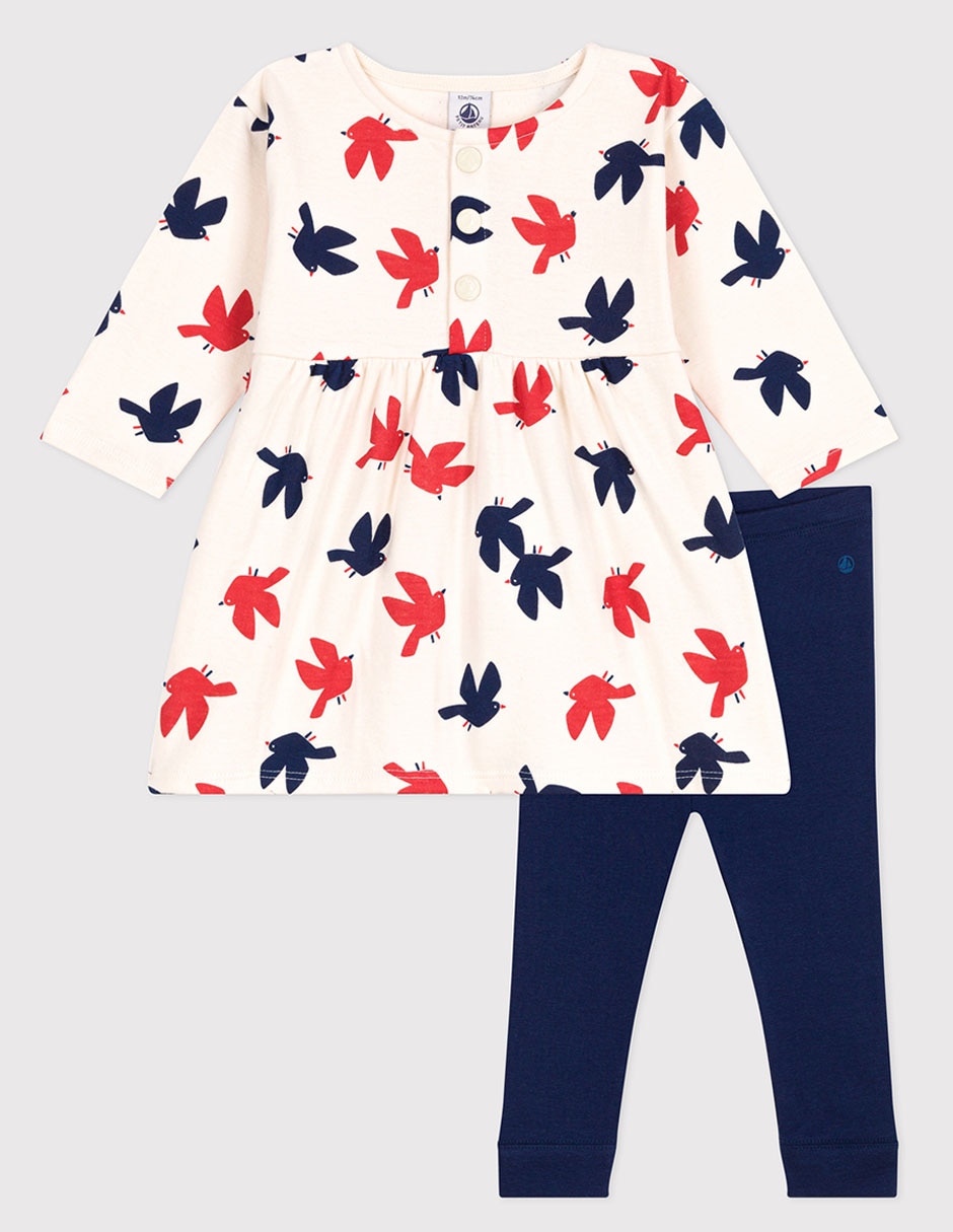 Conjunto Petit Bateau de algodón para bebé niña Babies 