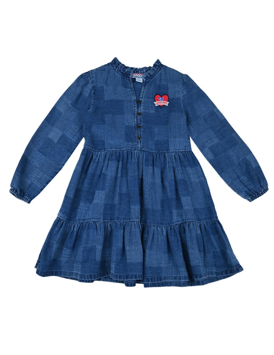 Vestido Hido manga regular para niña 1