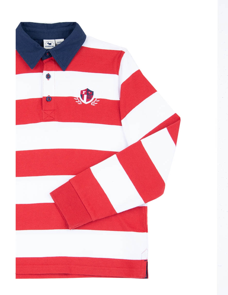POLO FERRIONI M26579 REG, 3 AÑOS, ROJO