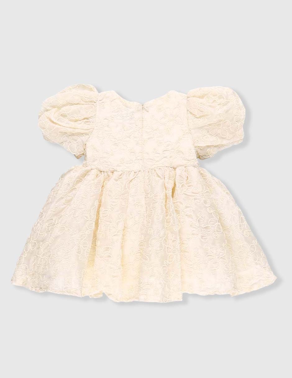 Vestido blusón manga globo para niña 2