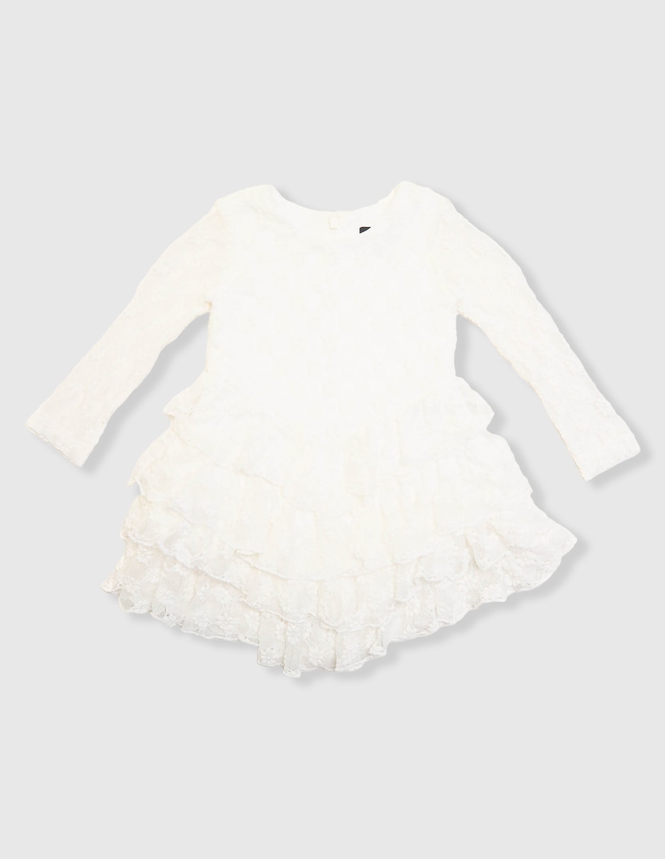 Vestido Blusón manga larga para bebé niña