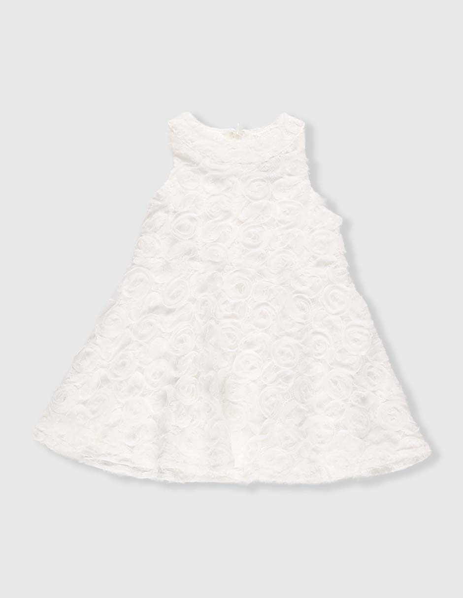Vestido blusón manga regular para bebé niña