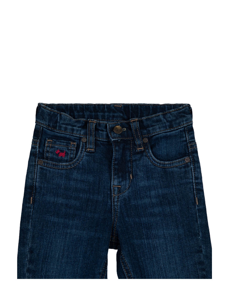Jeans straight Peters Peters deslavado para niño 3