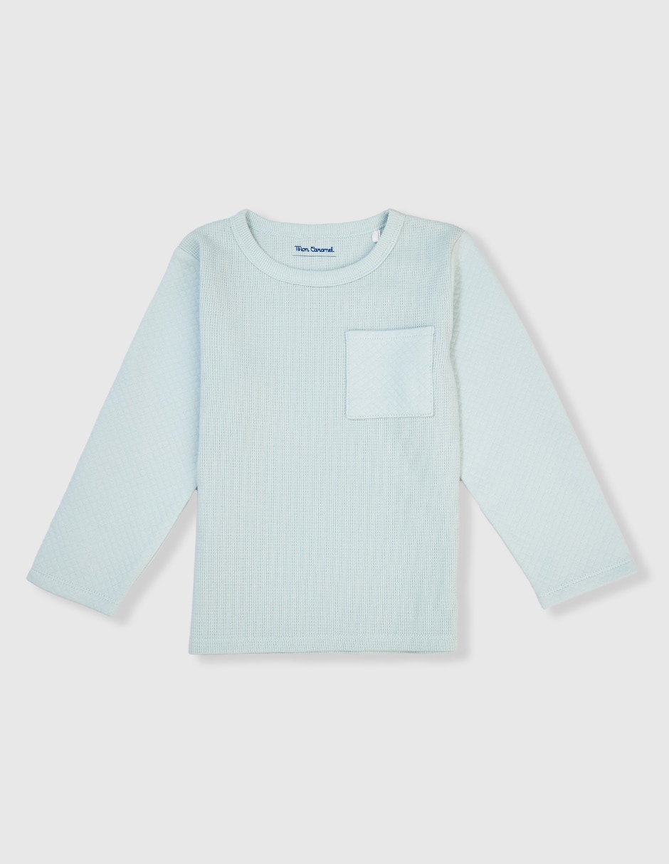 Playera manga larga para bebé niño 1