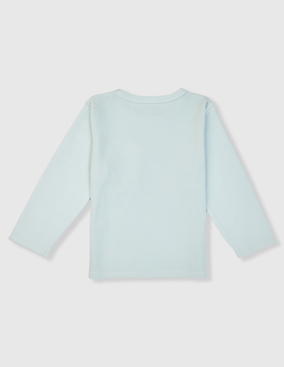 Playera manga larga para bebé niño