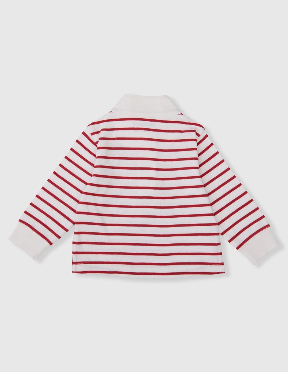 Playera tipo polo de algodón para bebé niño 2
