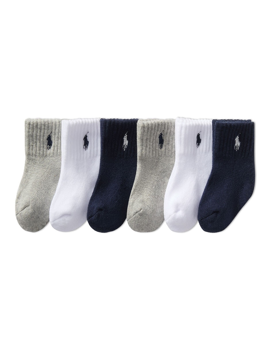 Set tobillo de algodón para niño 6 pares 1